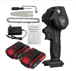 Violeworks® Accu Kettingzaag - Snoeizaag - Mini Kettingzaag - Handkettingzaag - Ook Voor Makita - Elektrische Kettingzaag - Elektrische Snoeischaar - Op Batterij - 2900 MAh - 1080W - 88V -Tuinbenodigdheden Bevordering 1200x1128 1