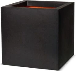 Capi Europe - Bloempot Vierkant Smooth NL - 30x30x30 - Zwart - Voor Binnen En Buiten - KBL902 -Tuinbenodigdheden Bevordering 1200x1129 2