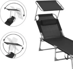 Ligstoel Met Hoofdsteun En Zon Bescherming Verstelbare Rugleuning Inklapbaar Donker Grijs Ligbed Tuin 14 Ligstoel Met Hoofdsteun En Zon Bescherming Verstelbare Rugleuning Inklapbaar Donker Grijs Ligbed Tuin -Tuinbenodigdheden Bevordering 1200x1137 2