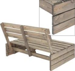Pro Garden Palletbank - 120 Cm - 2-zits -Tuinbenodigdheden Bevordering 1200x1139 4