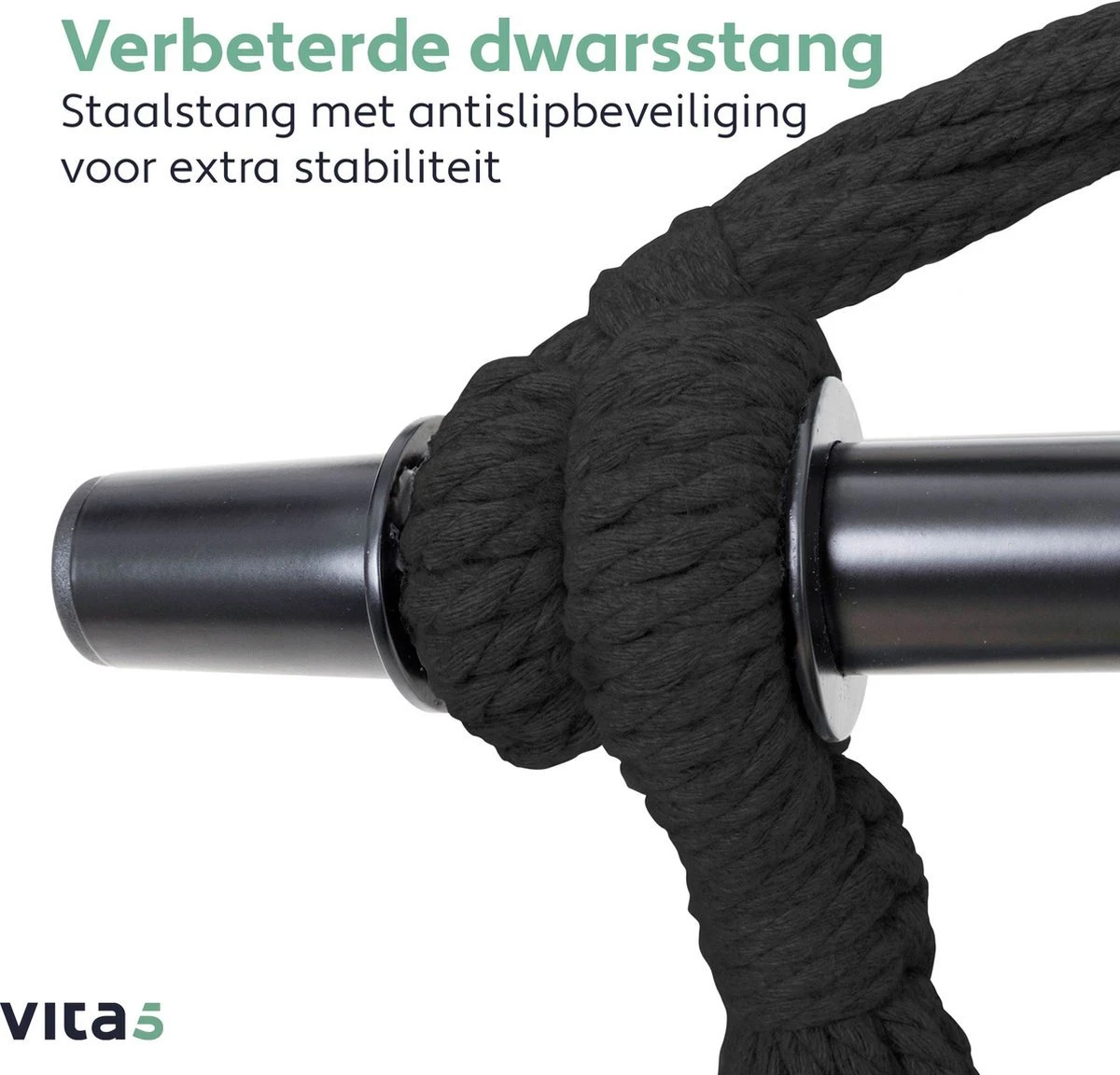 Vita5 XXL Hangstoel | Binnen&Buiten Hangnest | Incl. 2 Kussens En Boekenvak | Volwassenen&Kinderen | Hangmatstoel Tot 225kg | Donkergroen 8 Vita5 XXL Hangstoel | Binnen&Buiten Hangnest | Incl. 2 Kussens En Boekenvak | Volwassenen&Kinderen | Hangmatstoel Tot 225kg | Donkergroen - Afbeelding 6
