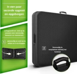 Sens Design Tuintafel Kunststof - Campingtafel Inklapbaar - Rotan-Look -Tuinbenodigdheden Bevordering 1200x1155 1