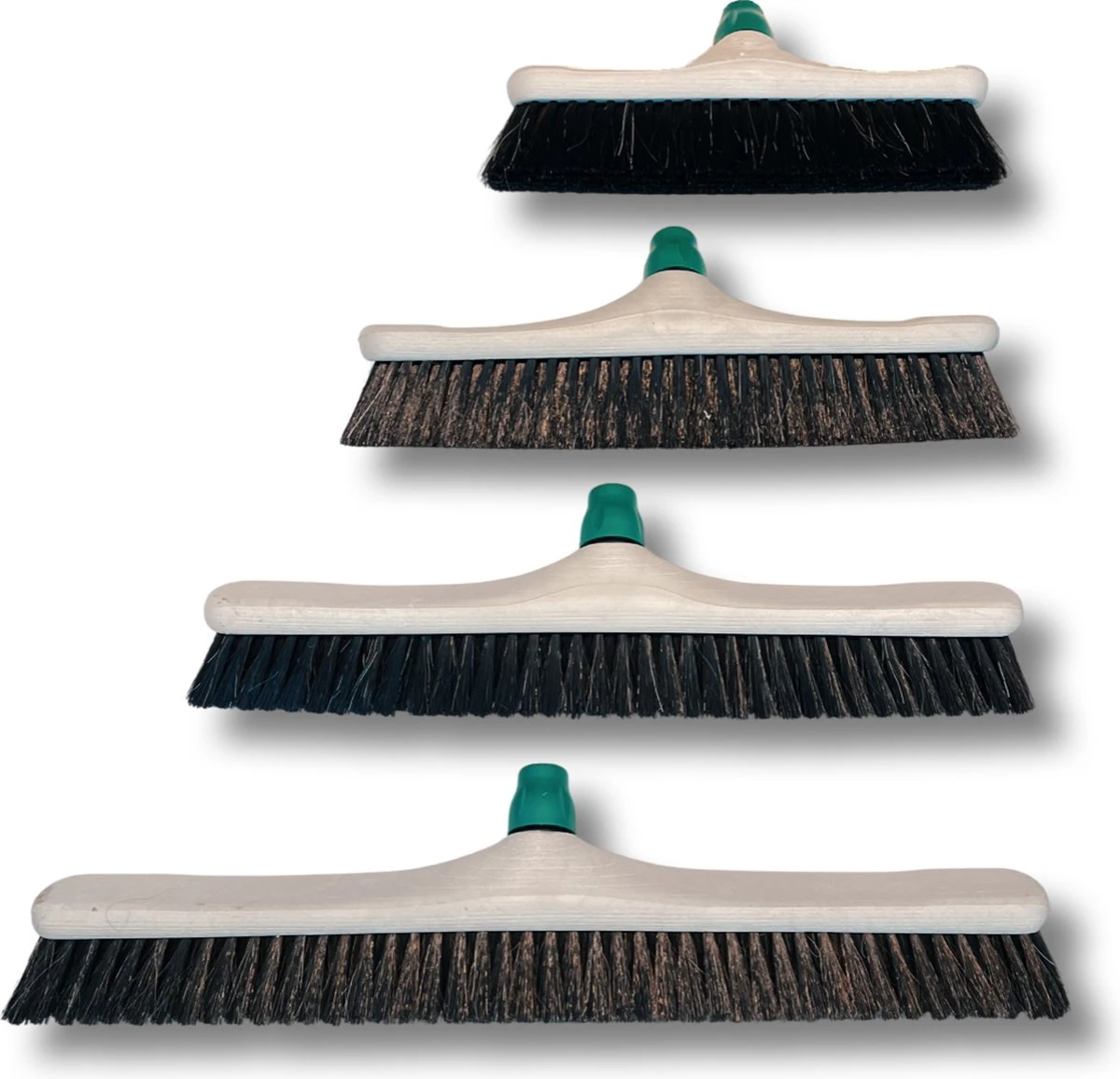 MAUS Bezem Binnen 60cm - Zachte Paardenhaar Zaalveger Met Steel 150cm - Gerecycled - Made In EU - Zeer Robuust 6 MAUS Bezem Binnen 60cm - Zachte Paardenhaar Zaalveger Met Steel 150cm - Gerecycled - Made In EU - Zeer Robuust - Afbeelding 4