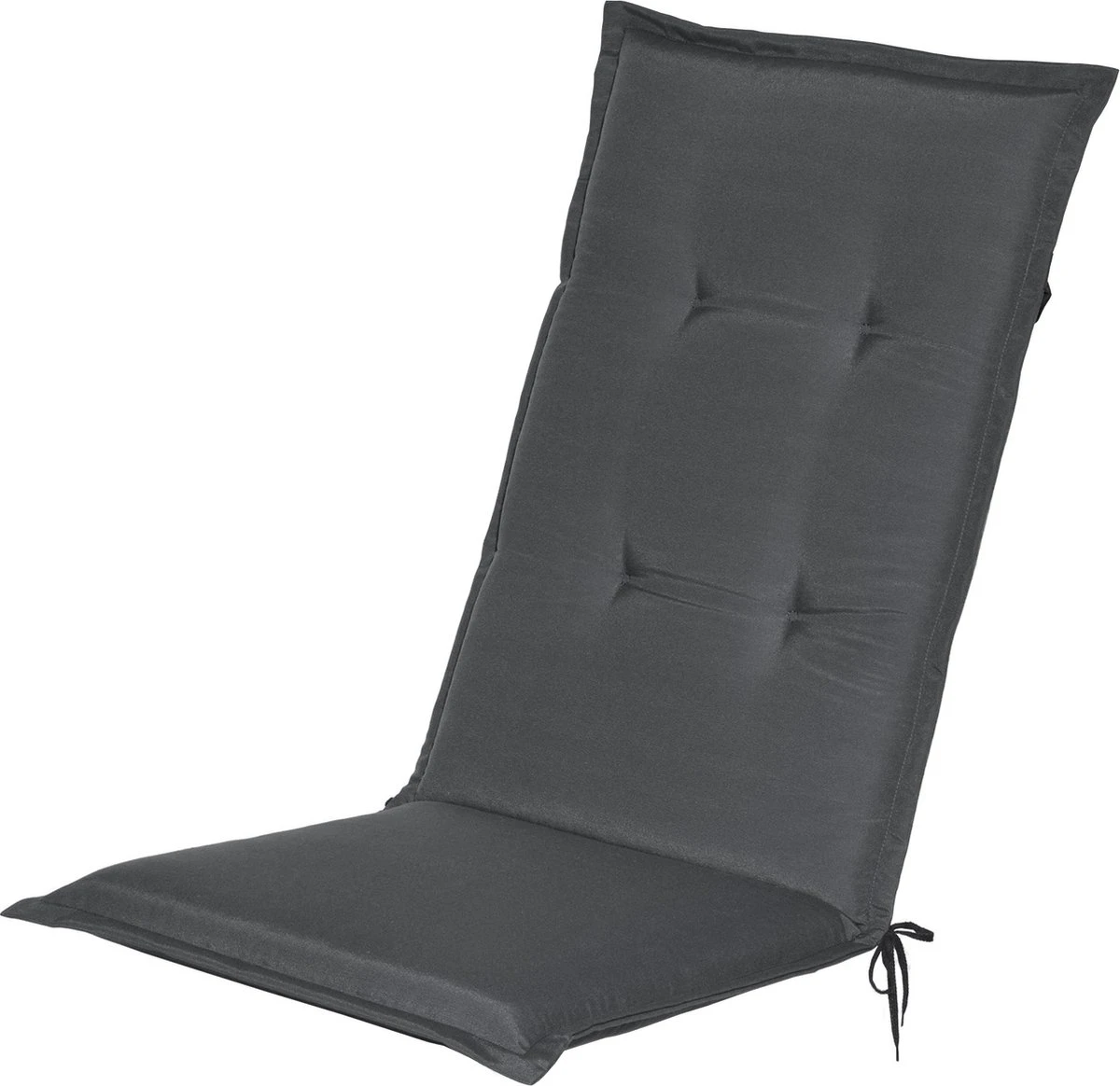 Beautissu Loft HL – Set Van 4 Tuinkussens Hoge Rug 120x50x6 Cm Kussen Grafiet Grijs Tuinstoelkussens Zitkussen Tuinstoel 4 Beautissu Loft HL – Set Van 4 Tuinkussens Hoge Rug 120x50x6 Cm Kussen Grafiet Grijs Tuinstoelkussens Zitkussen Tuinstoel - Afbeelding 2