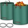 Goliving Tuinafvalzak - Set Van 2- Tuinafvalzakken Opvouwbaar - Tuinzak - Tuinafvalemmer - 2x 280 Liter - Groen -Tuinbenodigdheden Bevordering 1200x1166
