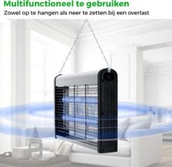 VerminBuster Muggenlamp UV Licht - Insectenlamp - Vliegenlamp - Muggenvanger - Vliegenvanger - Muggenstekker -Tuinbenodigdheden Bevordering 1200x1172 2