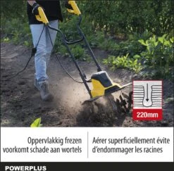 Powerplus POWXG72010 Tuinfrees - 1500W - Werkbreedte 450mm - Werkdiepte Max. 220mm - Incl. 6 Messen En Wielen 10 Powerplus POWXG72010 Tuinfrees - 1500W - Werkbreedte 450mm - Werkdiepte Max. 220mm - Incl. 6 Messen En Wielen -Tuinbenodigdheden Bevordering 1200x1179 2