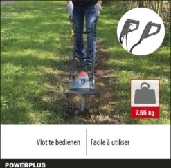 Powerplus POWEG7010 Tuinfrees - 1050W - Werkbreedte 320mm - Werkdiepte Max. 220mm - Incl. 4 Messen 13 Powerplus POWEG7010 Tuinfrees - 1050W - Werkbreedte 320mm - Werkdiepte Max. 220mm - Incl. 4 Messen -Tuinbenodigdheden Bevordering 1200x1180