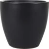 Plantenpot/bloempot In Een Strakke Scandinavische Look Zwart Dia 20 Cm En Hoogte 19 Cm Glanzend -Tuinbenodigdheden Bevordering 1200x1184 6