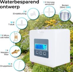 Automatisch Bewateringssysteem Voor Kamerplanten Met Pomp – Waterdruppelaar – Watergeefsysteem– Planten Watergever -Tuinbenodigdheden Bevordering 1200x1186 5