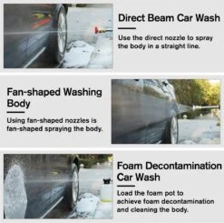 Merkloos Drillpro Elektrische Accu - Hogedrukreiniger - 30Bar - Multifunctioneel Mondstuk - Draagbaar Oplaadbaar Snoerloos - Zwart -Tuinbenodigdheden Bevordering 1200x1191 1