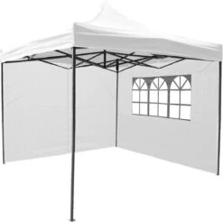 Garden Royal Easy Up Partytent 3x3 Met 4 Zijwanden Wit Waterdicht -Tuinbenodigdheden Bevordering 1200x1197 17
