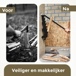Flowkey® Houtklover XL - Houtsplijter Bijl - Houtkliever Kloofwig Gietijzer - Voor Hout & Aanmaakhout - Inclusief Gratis Bevestigingsset -Tuinbenodigdheden Bevordering 1200x1197 8