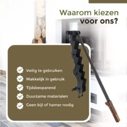 Flowkey® Houtklover XL - Houtsplijter Bijl - Houtkliever Kloofwig Gietijzer - Voor Hout & Aanmaakhout - Inclusief Gratis Bevestigingsset -Tuinbenodigdheden Bevordering 1200x1199 12