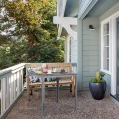 Relaxdays Tuintafel Vierkant - Grijze Buitentafel - Eettafel Tuin - Moderne Balkontafel -Tuinbenodigdheden Bevordering 1200x1200 1021