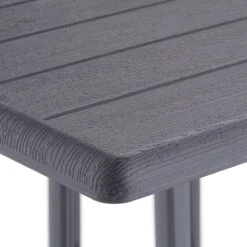 Relaxdays Tuintafel Vierkant - Buitentafel - Kleine Eettafel Tuin - Balkontafel Kunststof -Tuinbenodigdheden Bevordering 1200x1200 1026