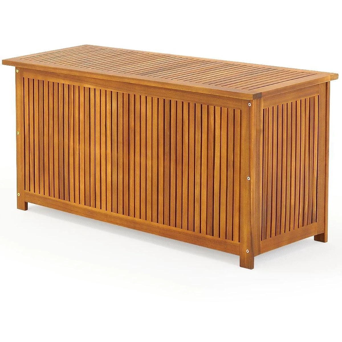 Casaria Opbergbox Acacia Hout – Weerbestendig 115cm - Bruin 3 Casaria Opbergbox Acacia Hout – Weerbestendig 115cm - Bruin