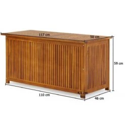 Casaria Opbergbox Acacia Hout – Weerbestendig 115cm - Bruin 21 Casaria Opbergbox Acacia Hout – Weerbestendig 115cm - Bruin -Tuinbenodigdheden Bevordering 1200x1200 1053