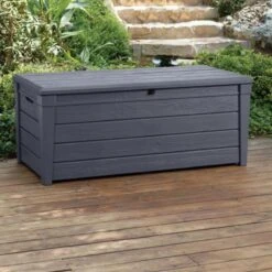 Keter Brightwood Opbergbox - 455L - 145x69,7x60,3 Cm - Grafiet 25 Keter Brightwood Opbergbox - 455L - 145x69,7x60,3 Cm - Grafiet -Tuinbenodigdheden Bevordering 1200x1200 1068