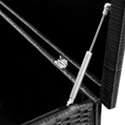 Casaria Wicker Opbergbox - Waterdicht 121,5cm Met Wielen - Grijs -Tuinbenodigdheden Bevordering 1200x1200 1069