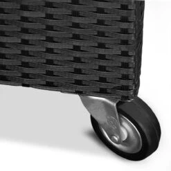 Casaria Wicker Opbergbox - Waterdicht 121,5cm Met Wielen - Grijs -Tuinbenodigdheden Bevordering 1200x1200 1072