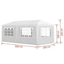 MaxxGarden Partytent - Paviljoen - 3x6m - Incl. Zijwanden - Waterdicht - Wit 18 MaxxGarden Partytent - Paviljoen - 3x6m - Incl. Zijwanden - Waterdicht - Wit -Tuinbenodigdheden Bevordering 1200x1200 1091