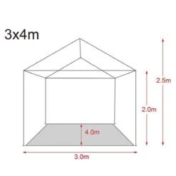 MaxxGarden Partytent Feesttent Paviljoen - 300 X 400 X 250 Cm - Zijwanden - Blauw 9 MaxxGarden Partytent Feesttent Paviljoen - 300 X 400 X 250 Cm - Zijwanden - Blauw -Tuinbenodigdheden Bevordering 1200x1200 1126
