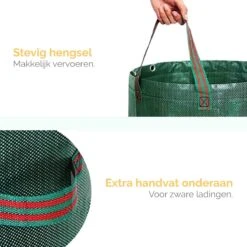 Goliving Tuinafvalzak - Set Van 2- Tuinafvalzakken Opvouwbaar - Tuinzak - Tuinafvalemmer - 2x 280 Liter - Groen 17 Goliving Tuinafvalzak - Set Van 2- Tuinafvalzakken Opvouwbaar - Tuinzak - Tuinafvalemmer - 2x 280 Liter - Groen -Tuinbenodigdheden Bevordering 1200x1200 113