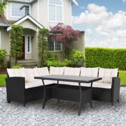 Casaria Polyrattan Tuinset - 15 Delig Voor 6 Personen – Crème Zwart 16 Casaria Polyrattan Tuinset - 15 Delig Voor 6 Personen – Crème Zwart -Tuinbenodigdheden Bevordering 1200x1200 1196