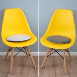 30mm Vilten Zitkussen Rond - Ø 35cm Stoelkussen Stoelpad Zacht 2-kleurig Grijs -Tuinbenodigdheden Bevordering 1200x1200 1235