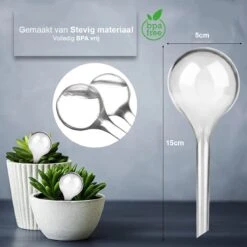 Waterdruppelaar Set Van 12 Stuks - Waterdruppelaar Voor Planten - Watergeefsysteem - Waterbol Irrigatiesysteem - Automatisch Druppelsysteem Voor Kamerplanten & Tuin - Watergever - Transparant - 15cm 14 Waterdruppelaar Set Van 12 Stuks - Waterdruppelaar Voor Planten - Watergeefsysteem - Waterbol Irrigatiesysteem - Automatisch Druppelsysteem Voor Kamerplanten & Tuin - Watergever - Transparant - 15cm -Tuinbenodigdheden Bevordering 1200x1200 1254