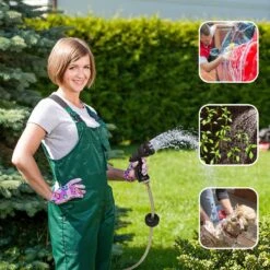 Buxibo - Wandslangenbox 20 Meter + 2 Meter - Tuinslang Met Haspel - 9 Sproei Standen - Slangenhouder 180° Draaibaar - Tuinslanghaspel Zwart+ Gratis Sproeier - Zwart -Tuinbenodigdheden Bevordering 1200x1200 1274