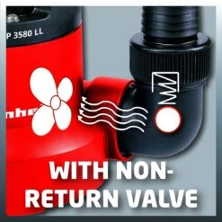 Einhell Dompelpomp GC-SP 3580 LL (350 W - 8000 L/h - 1 Mm Restwater - Traploos Instelbare Vlotterschakelaar - GeÃ¯ntegreerd Terugslagventiel - Draaghandvat - Kabelopwikkeling - Mechanische Afdichting) -Tuinbenodigdheden Bevordering 1200x1200 1299