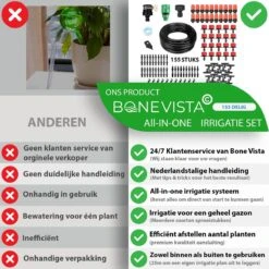 Bone Vista® 155 Stuks Water Druppelslang Irrigatiesysteem Tuin – Bewateringssysteem & Druppelsysteem 12 Bone Vista® 155 Stuks Water Druppelslang Irrigatiesysteem Tuin – Bewateringssysteem & Druppelsysteem -Tuinbenodigdheden Bevordering 1200x1200 1343