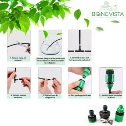 Bone Vista® 155 Stuks Water Druppelslang Irrigatiesysteem Tuin – Bewateringssysteem & Druppelsysteem 16 Bone Vista® 155 Stuks Water Druppelslang Irrigatiesysteem Tuin – Bewateringssysteem & Druppelsysteem -Tuinbenodigdheden Bevordering 1200x1200 1347