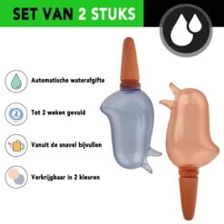 Waterdruppelaar Voor Planten 2 Stuks - Waterbol Kamerplanten - Automatisch Watergeefsysteem - Vogel - Roze 12 Waterdruppelaar Voor Planten 2 Stuks - Waterbol Kamerplanten - Automatisch Watergeefsysteem - Vogel - Roze -Tuinbenodigdheden Bevordering 1200x1200 1378