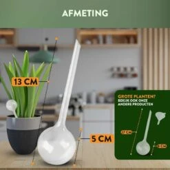 STFF & Co® Waterdruppelaar Voor Planten – Irrigatiesysteem Automatisch Watergeefsysteem – Waterbollen Voor Planten – Bewateringssysteem – 8 Stuks - 5cm 11 STFF & Co® Waterdruppelaar Voor Planten – Irrigatiesysteem Automatisch Watergeefsysteem – Waterbollen Voor Planten – Bewateringssysteem – 8 Stuks - 5cm -Tuinbenodigdheden Bevordering 1200x1200 1401