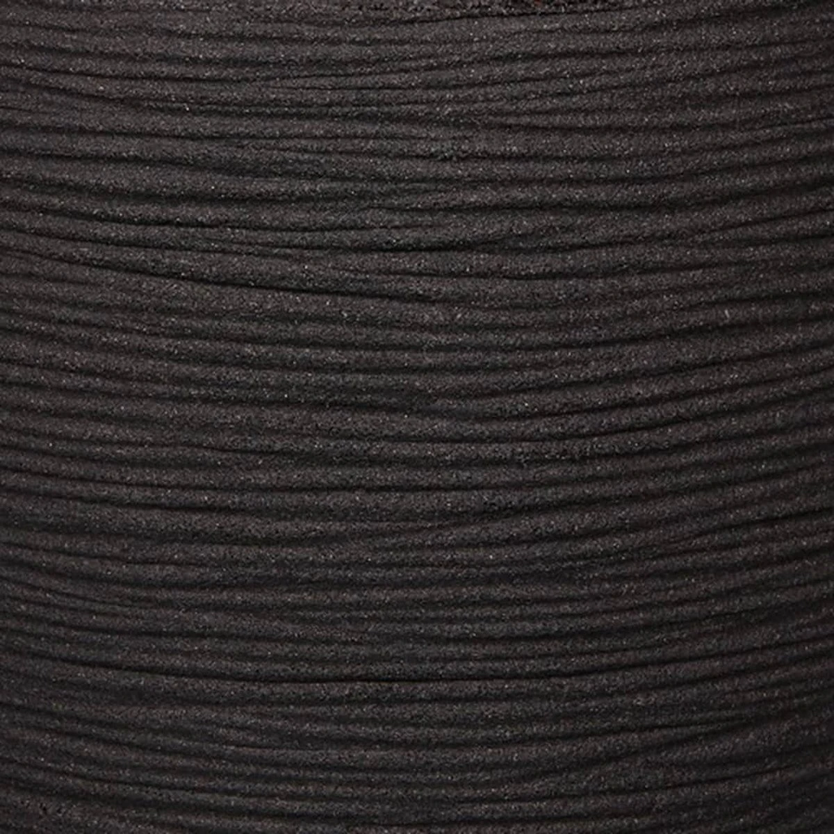 Capi Europe - Bloempot Bol Rib NL - 35x34 - Zwart - Voor Binnen En Buiten - KBLR932 11 Capi Europe - Bloempot Bol Rib NL - 35x34 - Zwart - Voor Binnen En Buiten - KBLR932 - Afbeelding 10