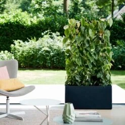 Elho Vivo Matt Finish Lang Wielen 90 - Grote Staande Plantenbak Voor Binnen & Buiten - Gemaakt Van Gereycled Plastic - L 39 X W 88 X H 41 Cm - Zwart -Tuinbenodigdheden Bevordering 1200x1200 1692