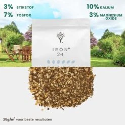Gazonmest Met Ijzersulfaat Voor 100m²Gras | Gazon Meststof Met Ijzer | Mos Bestrijding & Gras Bemesting In Één | Ideaal Voor Meststofstrooier | Gazonbemesting -Tuinbenodigdheden Bevordering 1200x1200 1775