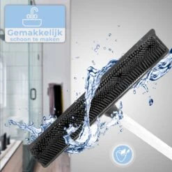 2 In 1 Rubberen Bezem – Bezem Binnen & Buiten – Vloerwisser Met Steel - Met Huisdierhaar Verwijderaar - Vloertrekker – Veger - Extra Lang 160cm -Tuinbenodigdheden Bevordering 1200x1200 285