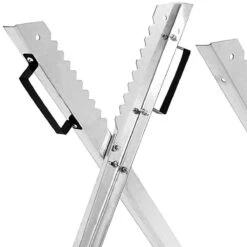 Merkloos Monzana Zaagbok - Metaal Opvouwbaar 83x81x88cm - Zilver -Tuinbenodigdheden Bevordering 1200x1200 341