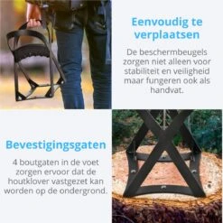 Zenzee - Houtklover - Houtsplijter - Houtkliever - Staal -Tuinbenodigdheden Bevordering 1200x1200 362