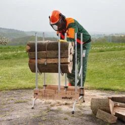 Wolfcraft - Professionele Zaagbok - Voor Kettingzaag - Hout - Opbouwbare, Stabiele Zaagbok Voor Brandhout - 5121000 - 10 JAAR GARANTIE -Tuinbenodigdheden Bevordering 1200x1200 369