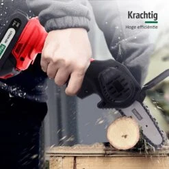 Mardin Mini Kettingzaag - Snoeizaag - Kettingzaag - Kettingzaag Electrisch Met 2 Accu - Inclusief Koffer - 1 Extra Accu - Rood -Tuinbenodigdheden Bevordering 1200x1200 379