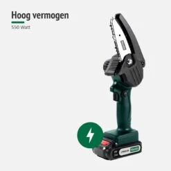 Mardin Mini Kettingzaag - Snoeizaag - Kettingzaag - Kettingzaag Electrisch Met 2 Accu - Inclusief Koffer - 1 Extra Accu - Groen -Tuinbenodigdheden Bevordering 1200x1200 430