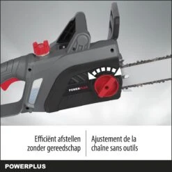 Powerplus POWEG10110 Elektrische Kettingzaag - 2200W - Zwaardlengte 400mm - Automatische Kettingsmering - Incl. 1x Ketting En 1x Zwaard -Tuinbenodigdheden Bevordering 1200x1200 441