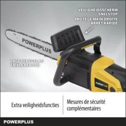Powerplus POWXG1009 Elektrische Kettingzaag - 2400W - Zwaardlengte 400mm - Automatische Kettingsmering - Incl. 1x Ketting En 1x Zwaard -Tuinbenodigdheden Bevordering 1200x1200 457