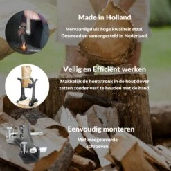 Miseru Houtklover – Zonder Bijl – No Axe – HANDMADE In Holland Houtsplijter – Houtkliever – Houtklover Voor Aanmaakhout – Ook Voor Stammen - Metaal 12 Miseru Houtklover – Zonder Bijl – No Axe – HANDMADE In Holland Houtsplijter – Houtkliever – Houtklover Voor Aanmaakhout – Ook Voor Stammen - Metaal -Tuinbenodigdheden Bevordering 1200x1200 463