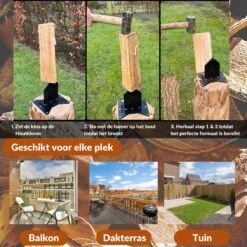 Miseru Houtklover – Geen Bijl Nodig – No Axe - Houtsplijter – Houtkliever – HANDMADE In Holland - Houtklover Voor Aanmaakhout – Metaal 17 Miseru Houtklover – Geen Bijl Nodig – No Axe - Houtsplijter – Houtkliever – HANDMADE In Holland - Houtklover Voor Aanmaakhout – Metaal -Tuinbenodigdheden Bevordering 1200x1200 481